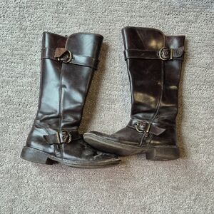 Kickers Women's Brown Leather Shorts Size 7